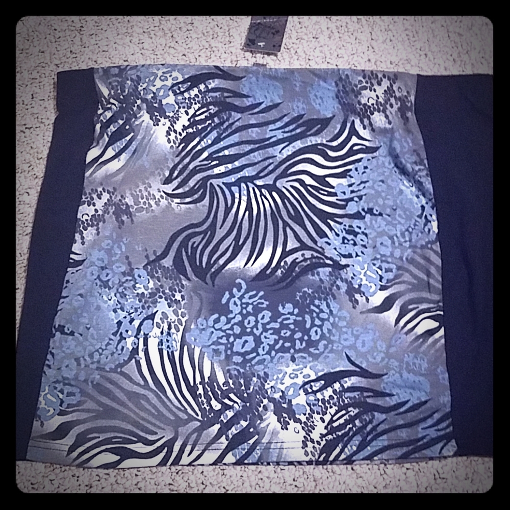 Animal Print Mini Skirt